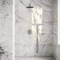 Polished chrome concealed shower valve kit