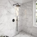 Matt black concealed shower valve kit