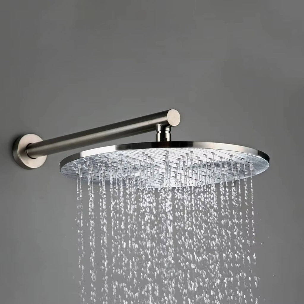 Brushed rose gold concealed shower valve kit - hand shower and hose